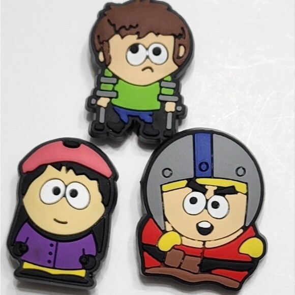 Shoe Charms "South Park" Set of 3 - Picture 2 of 2